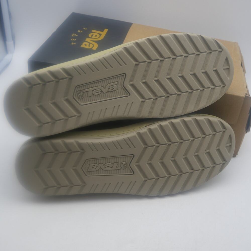 NEW Teva Canyon Life Men's 12 Leather Loafer Tie Up Shoes Dark Gull Grey - Picture 9 of 12